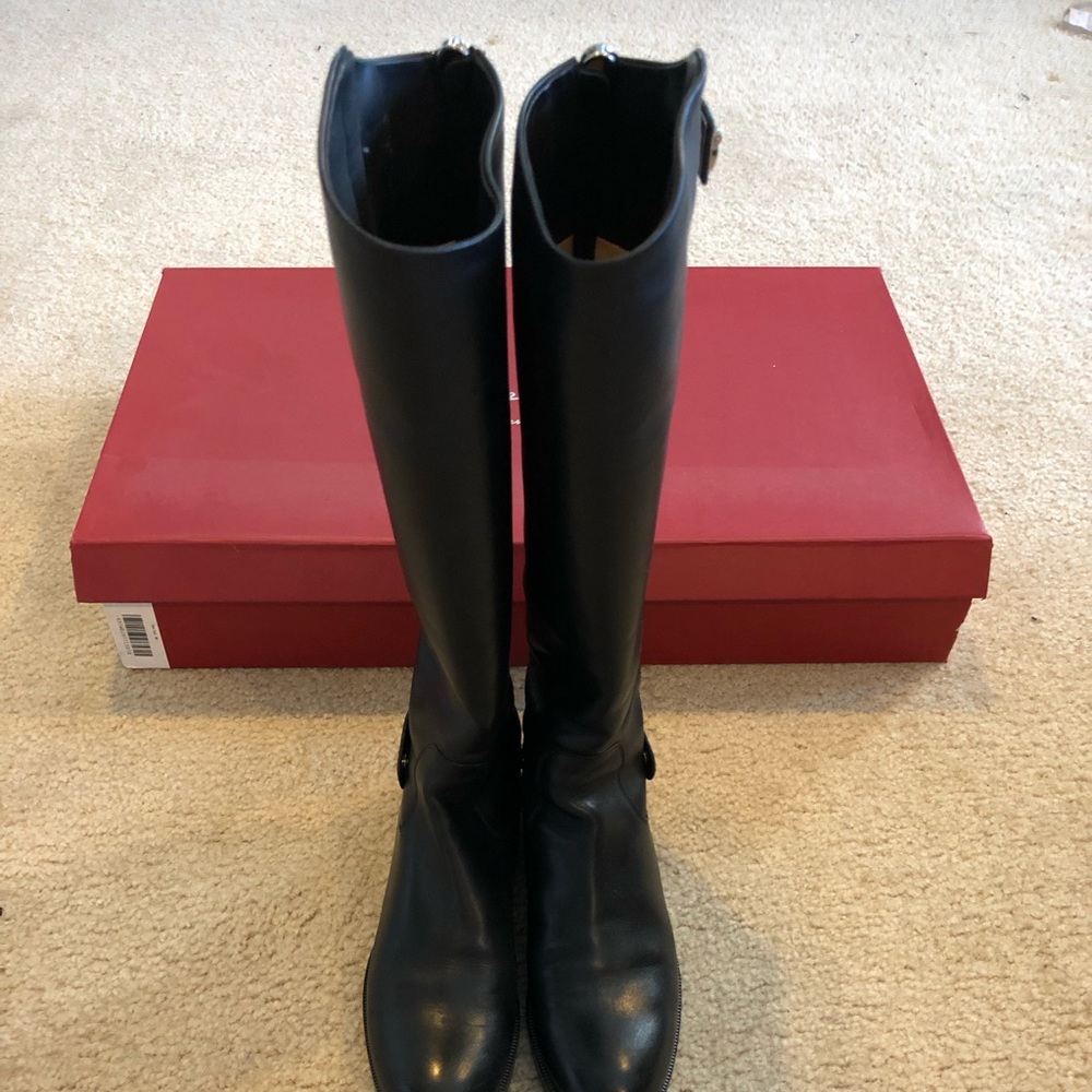 Ferragamo boots-Black